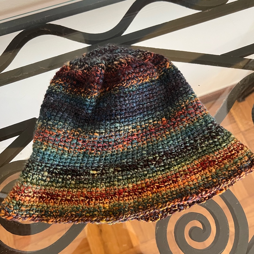 Handmade crochet bucket hat